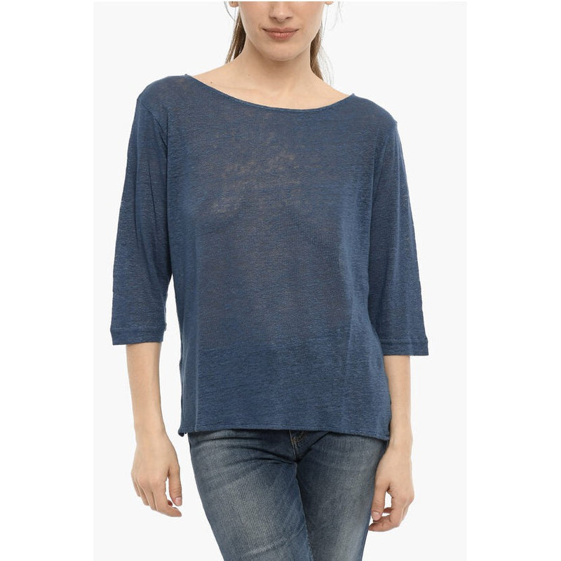 T-Shirt 3/4 Sleeve Lightweight Linen