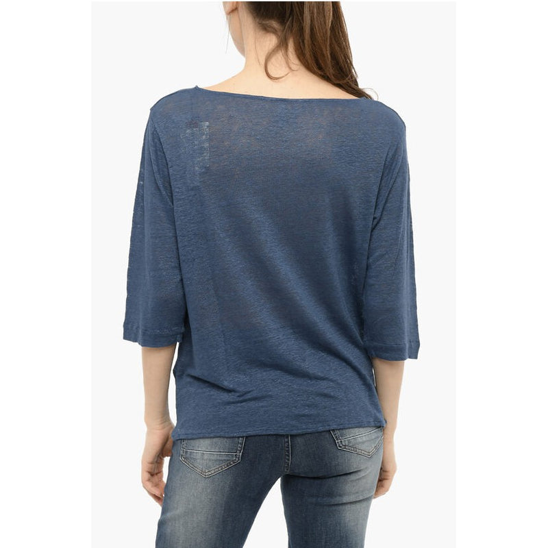 T-Shirt 3/4 Sleeve Lightweight Linen