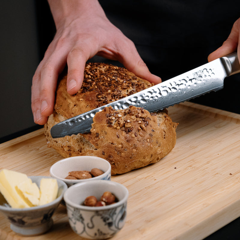 Couteau À Pain 20 Cm - Collection Pakka Damas