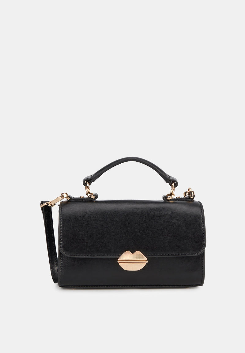 Petit Sac With A Kiss - Noir