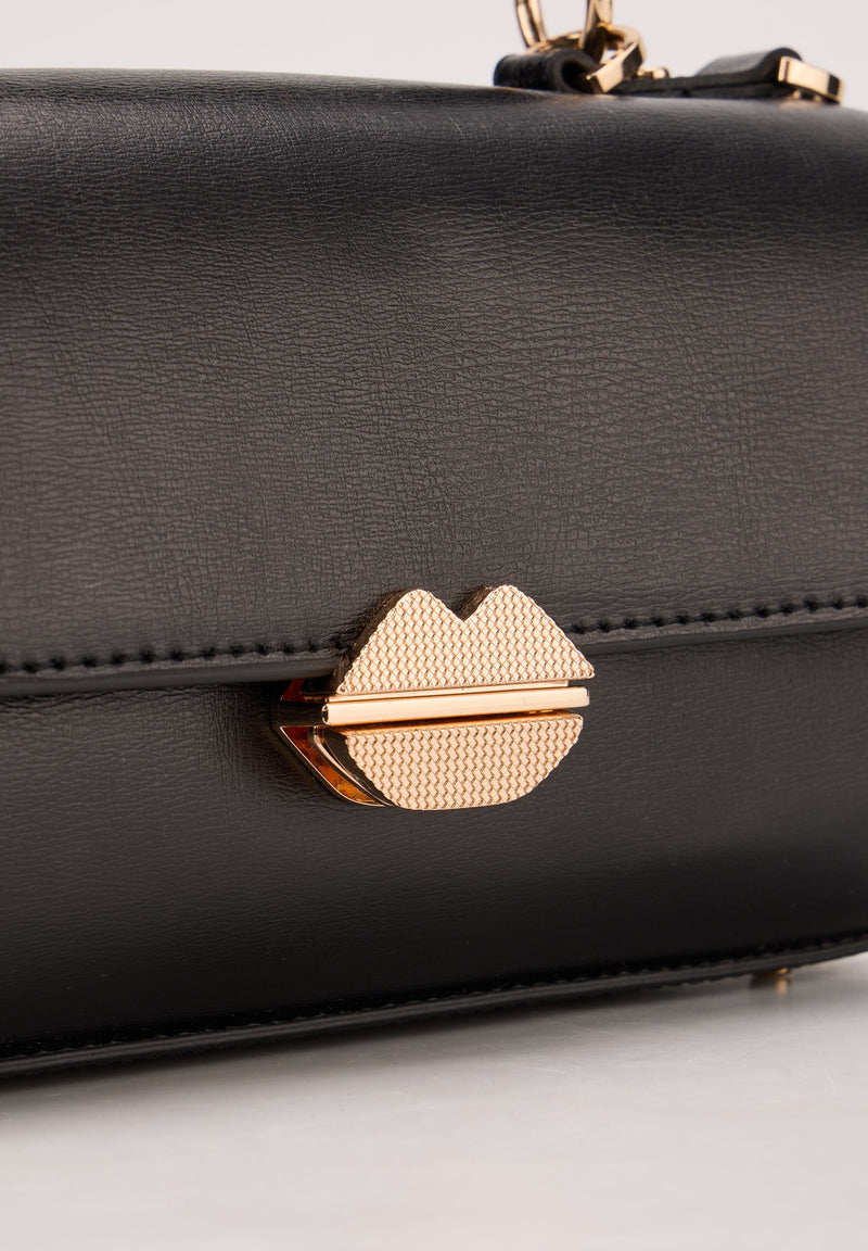 Petit Sac With A Kiss - Noir