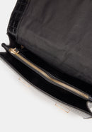 Sac With A Kiss - Croco Noir