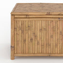 Lot de 3 coffres de jardin Vadella en bambou