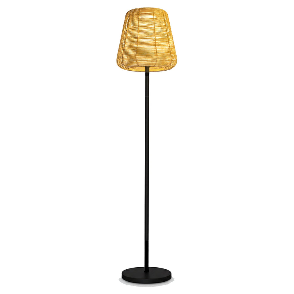 Boheme Tall - Solar Floor Lamp - Polyrattan - Brown