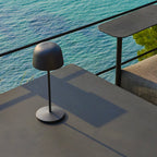 Sophia - Lampe De Table Sans Fil - Acier - Gris Anthracite