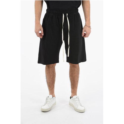 Short 3 Pockets Sweat With Contrasting Laces