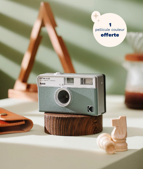 Appareil Argentique - EKTAR H35 - Sauge - 1 Pellicule Couleur Offerte - Kodak