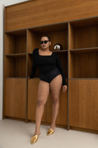 Mali Top - Warm Sand / Black