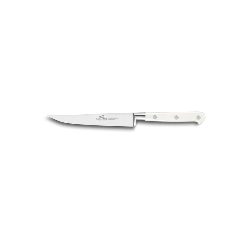 Ideal Toque Blanche Steak Knife 100% Forged - - Stainless Steel Blade and Rivets