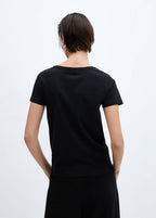 T-Shirt Logo En Coton