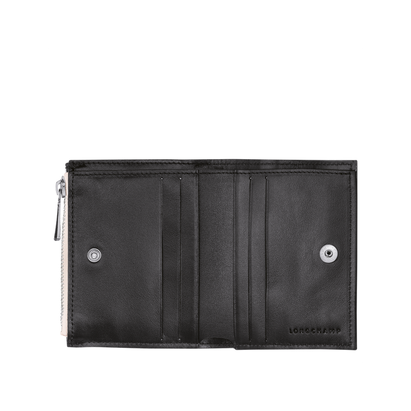Compact Wallet - Reed Croco - Powder