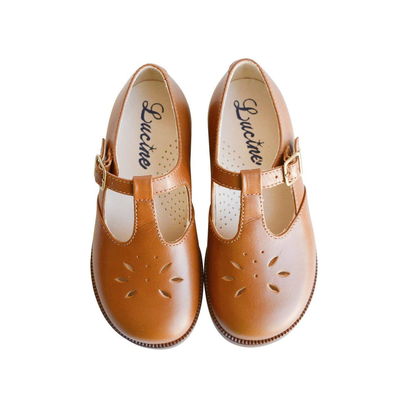 Chaussures Salomé Resistantes À Boucle Alma New - Cuir Camel - Mixte