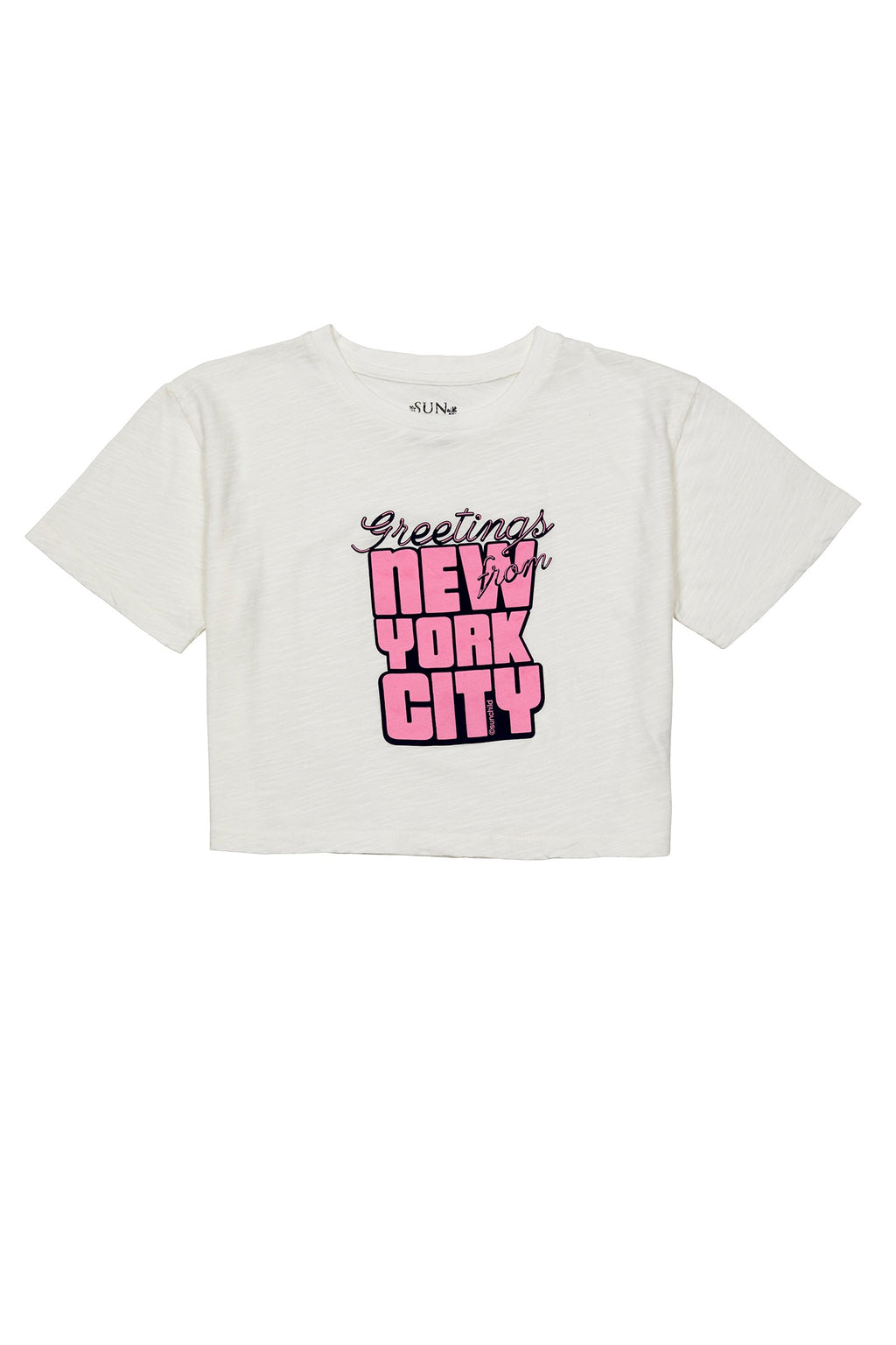 Tshirt fille - Greetings- Milk