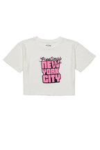 Tshirt fille - Greetings- Milk