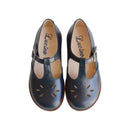 Chaussures Salomé Resistantes À Boucle Alma New - Cuir Bleu Marine - Mixte