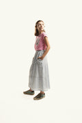Tshirt fille - Flamingo- Blush