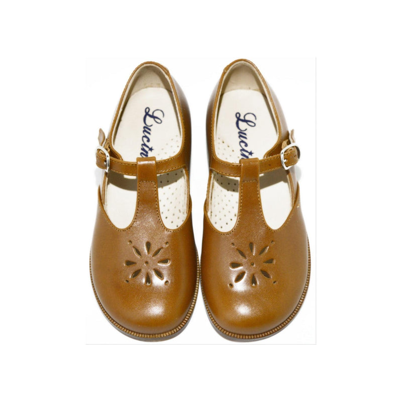 Chaussures Salomé Resistantes À Boucle Alma - Cuir Camel - Mixte