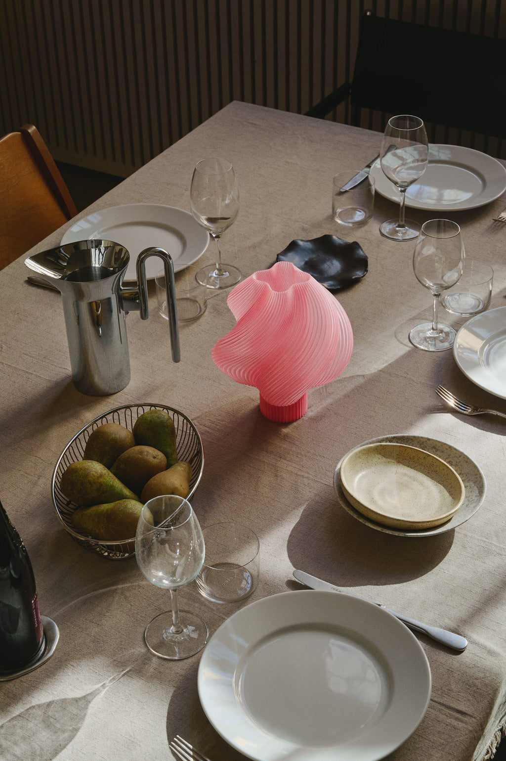 Bordslampa Soft Serve - Portable - Peach Sorbet