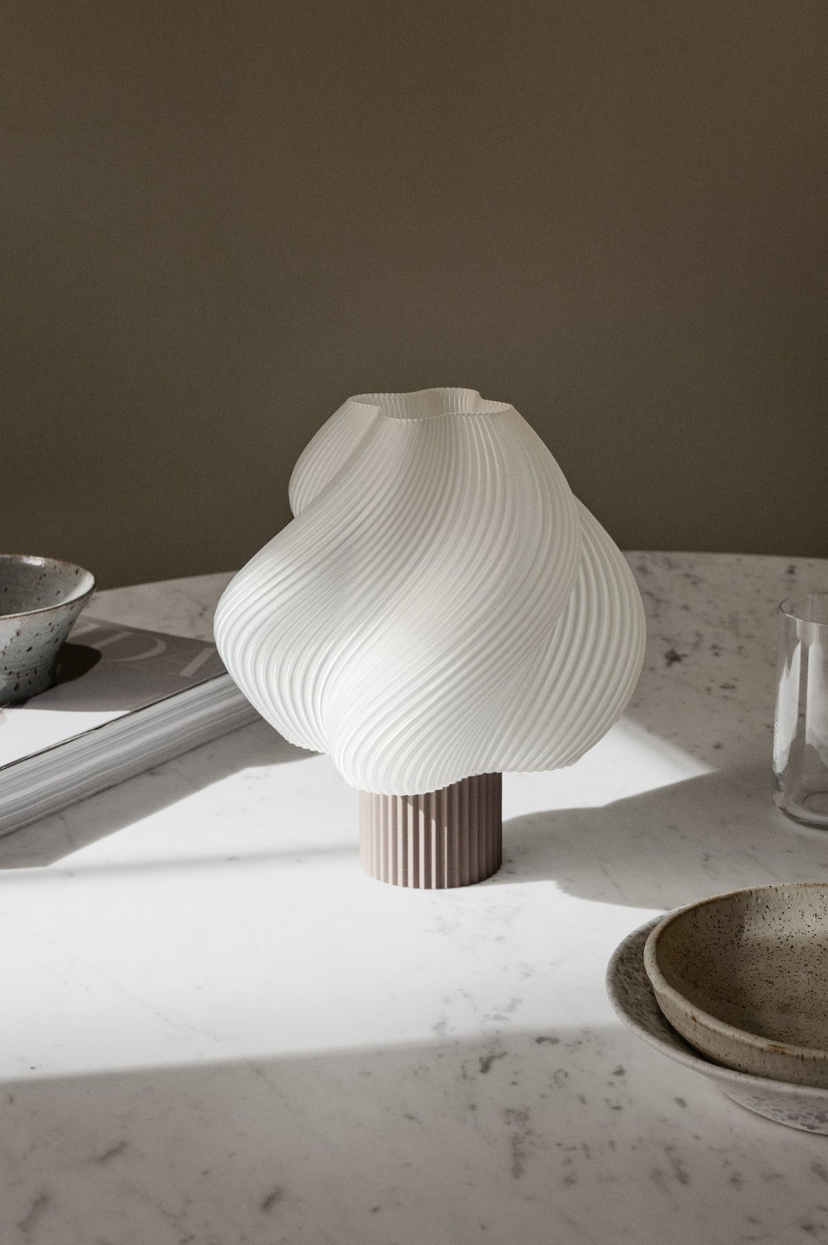 Bordslampa Soft Serve - Portable - Mocha