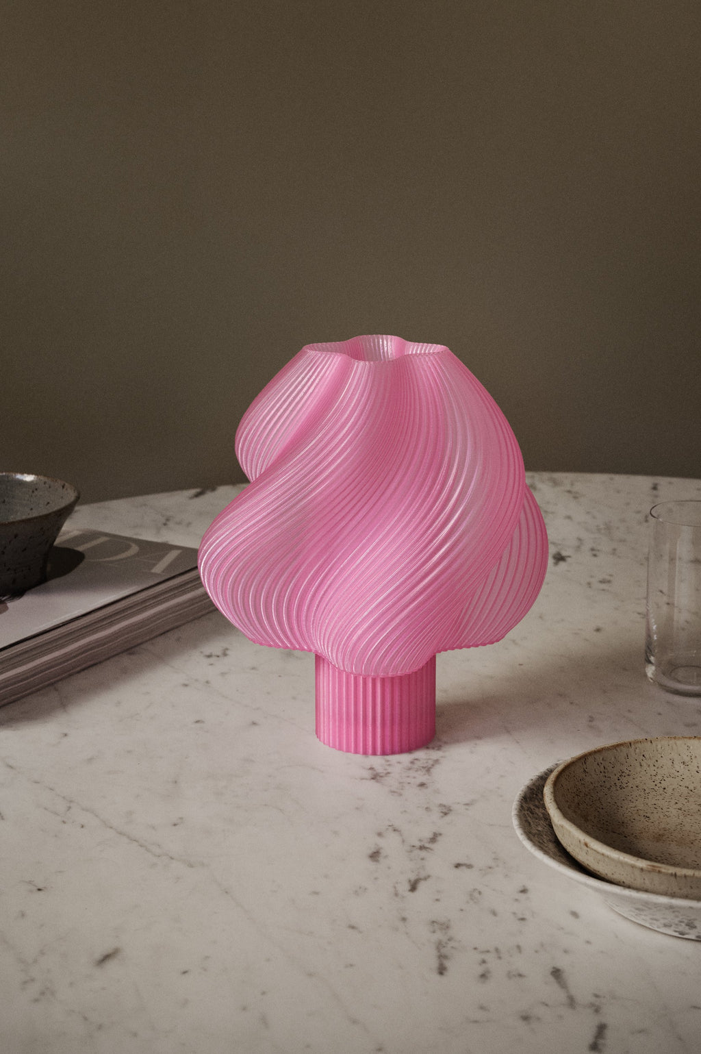 Lampe À Poser Soft Serve - Portable - Rose Sorbet
