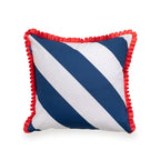 Happy Stripes Decorative Cushion Cover - Multicoloured