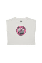 Tshirt fille - Flamingo- Milk