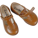 Chaussures Salomé Scratchs Resistantes Alma New - Cuir Camel - Fille