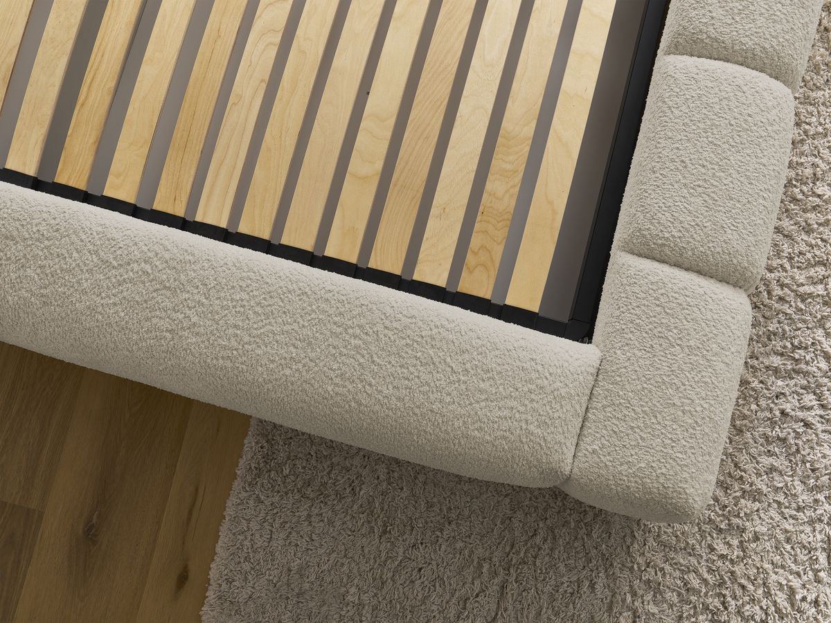 Denali - Lit Coffre - Tissu Bouclette