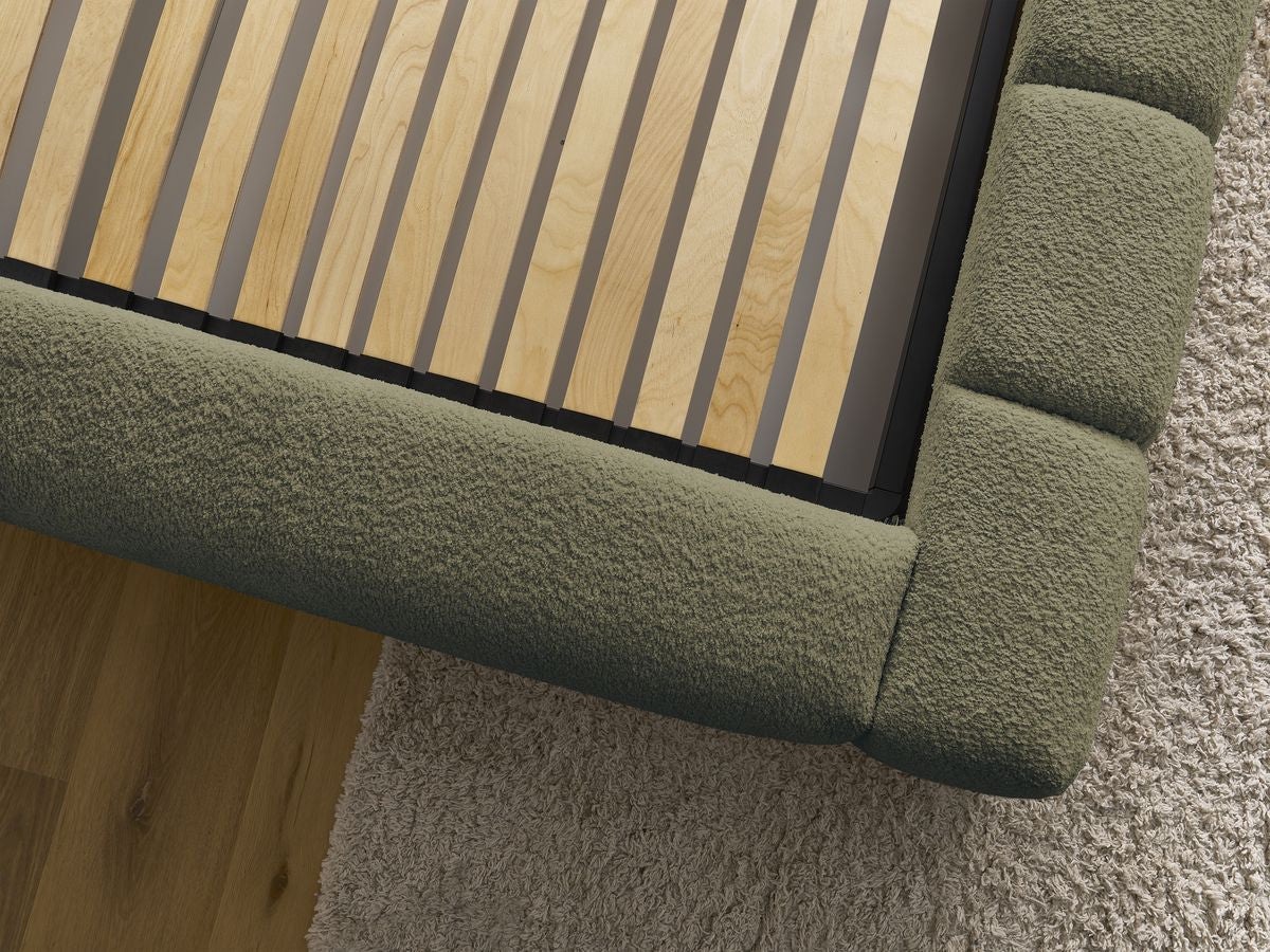 Denali - Lit Coffre - Tissu Bouclette