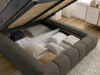 Denali - Lit Coffre - Tissu Bouclette
