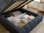 Denali - Lit Coffre - Tissu Bouclette