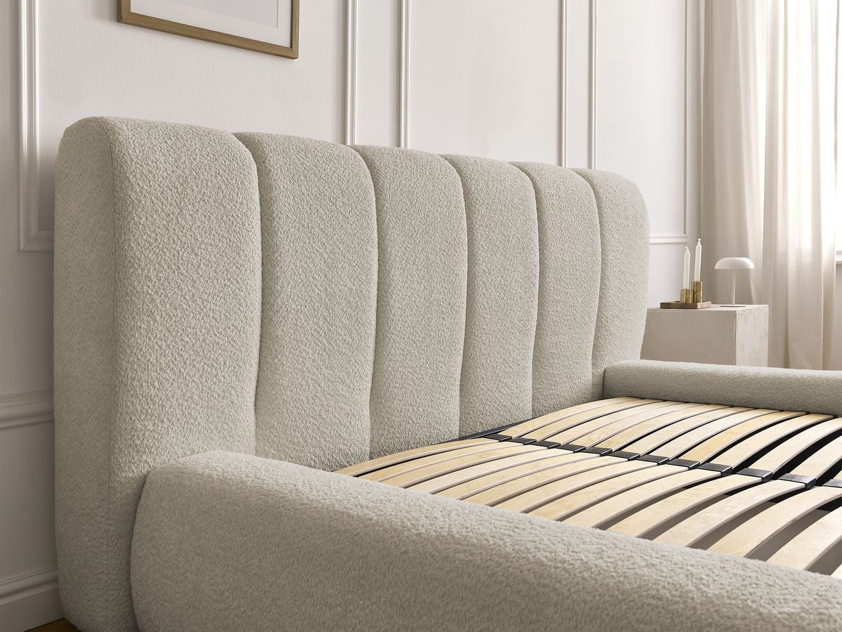 Denali - Lit Coffre - Tissu Bouclette