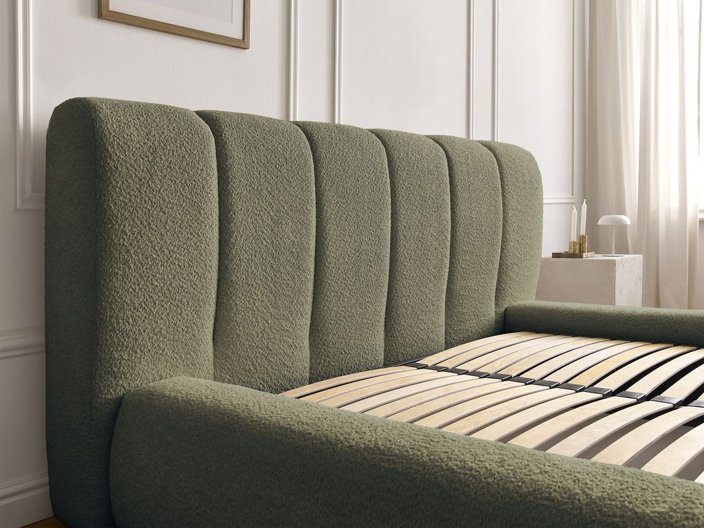 Denali - Lit Coffre - Tissu Bouclette
