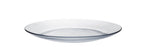 Set of 6 Lys Plates - Transparent - 19cm
