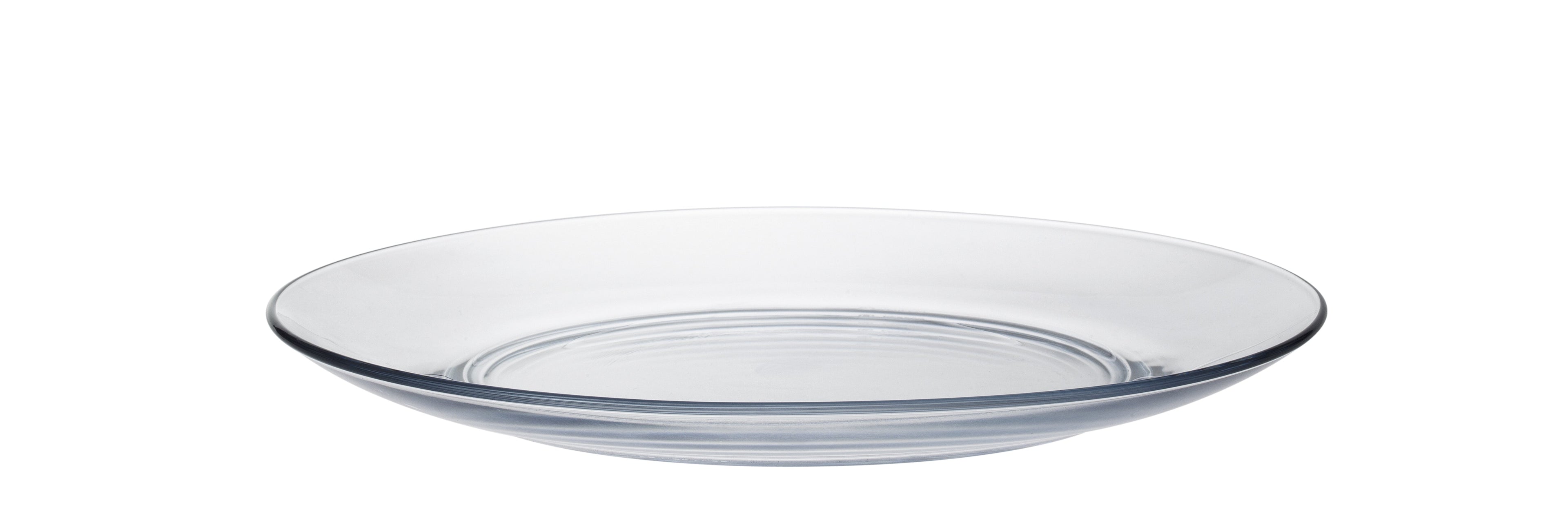 Set of 6 Lys Plates - Transparent - 19cm