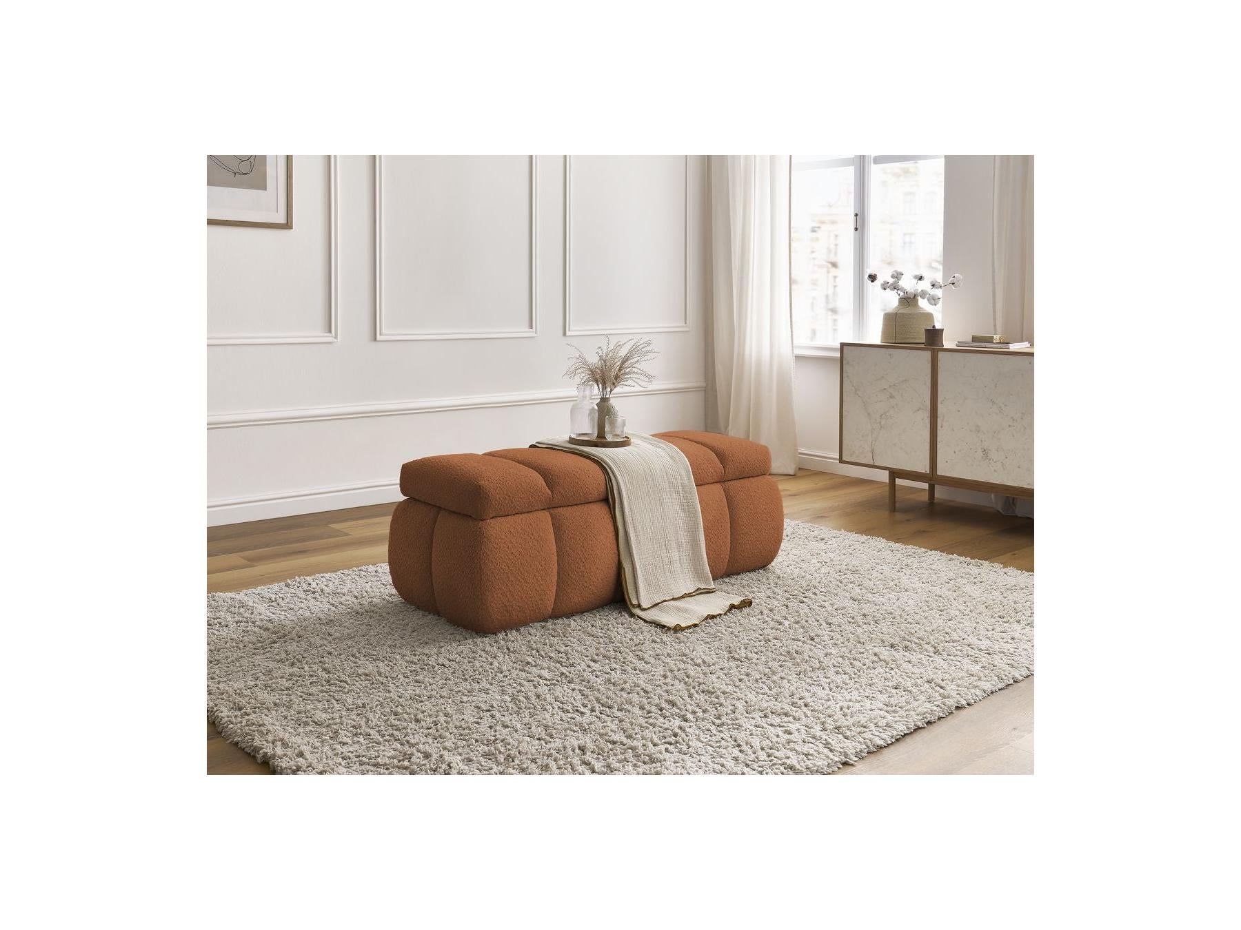 Storage Bench - Denali - Bouclé Fabric