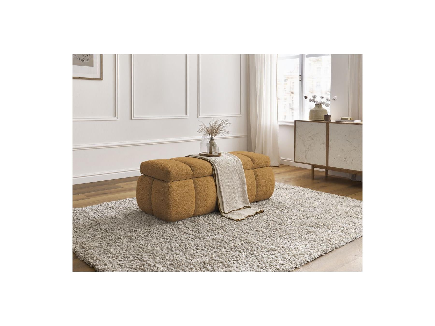 Storage Bench - Denali - Bouclé Fabric