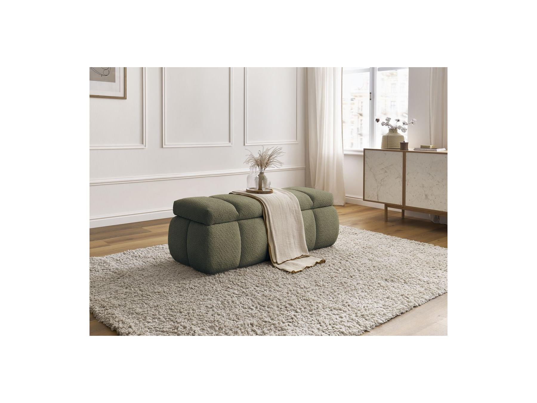 Storage Bench - Denali - Bouclé Fabric
