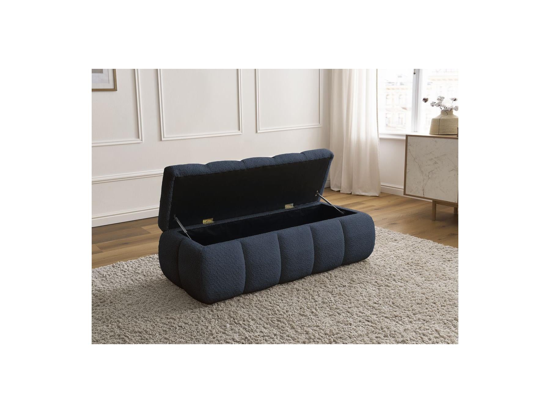 Storage Bench - Denali - Bouclé Fabric