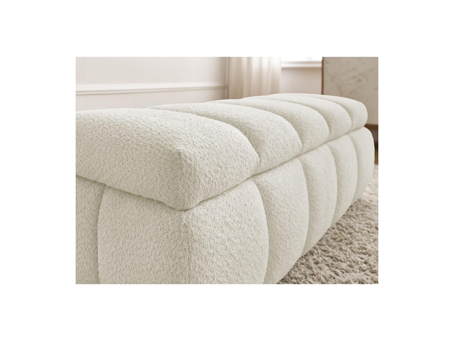 Storage Bench - Denali - Bouclé Fabric