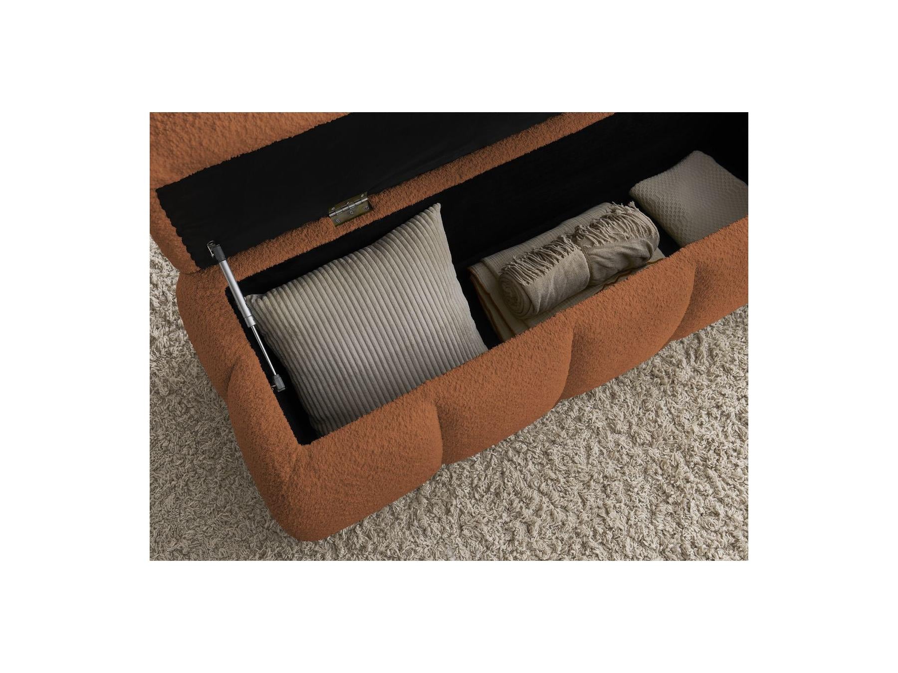 Storage Bench - Denali - Bouclé Fabric