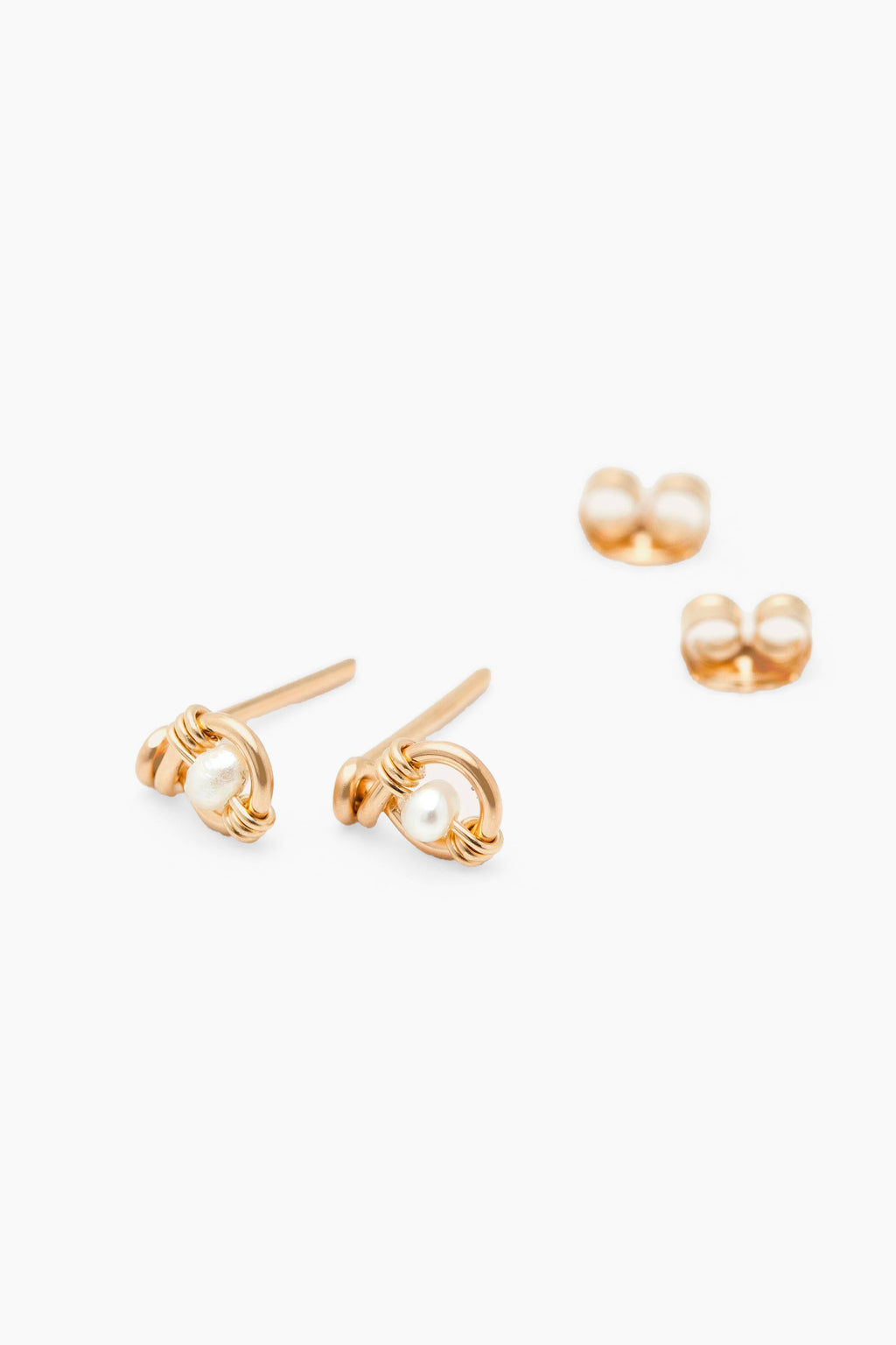 Pina Stud Earrings - Cultured Pearl