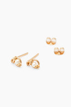Pina Stud Earrings - Cultured Pearl