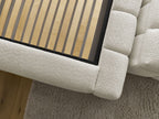 Denali - Lit Coffre - Tissu Bouclette + Bout De Lit