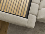 Denali - Lit Coffre - Tissu Bouclette + Bout De Lit