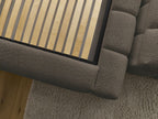 Denali - Lit Coffre - Tissu Bouclette + Bout De Lit