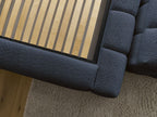 Denali - Lit Coffre - Tissu Bouclette + Bout De Lit