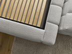 Denali - Lit Coffre - Tissu Bouclette + Bout De Lit