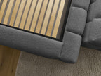 Denali - Lit Coffre - Tissu Bouclette + Bout De Lit
