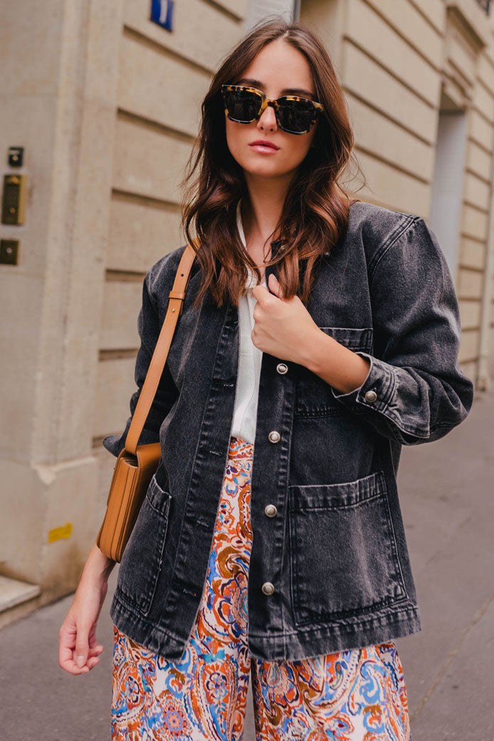 Juan Grey Denim Jacket